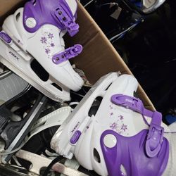 Kids adjustable ice skates 12, 1, 2