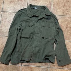 Vintage Stone Temple Pilots Green Army Jacket Medium