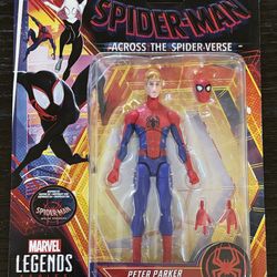 Spider-Man: Across the Spider-Verse Marvel Legends Peter Parker Action Figure