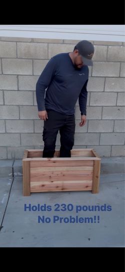 Cedar planter box 3’x 14”