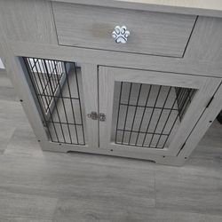 Dog Side Table Crate (Medium Dog) 