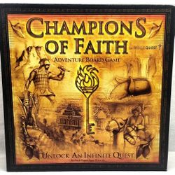 Champions Of Faith Adventure Board Game