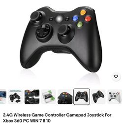 2.4G Wireless Game Controller Gamepad Joystick For Xbox 360 PC WIN 7 8 10