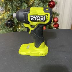 New Ryobi 18v Hp 1/4 Inch Hex Impact Drill Tool Only 