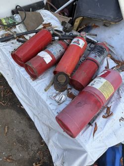 Fire extinguishers