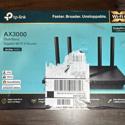 TP-Link Archer AX55 (AX3000) Wi-Fi 6 Router – New Open Box