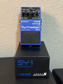 Boss Synthesizer SY-1 Guitar Pedal