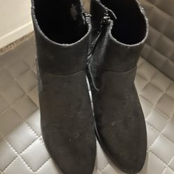 Black Suede Boots 