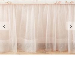 Pottery Barn Queen Size Bed Skirt Tulle 