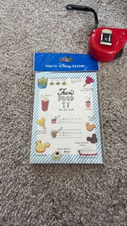 Disneyland Tokyo Stationary To Do List
