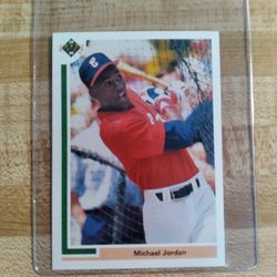 Michael Jordan Rookie Card 1991 Upper Deck Baseball Rookie Card $300 Pick Up Will Also Ship Through Pay Pal Or Venmo For $330