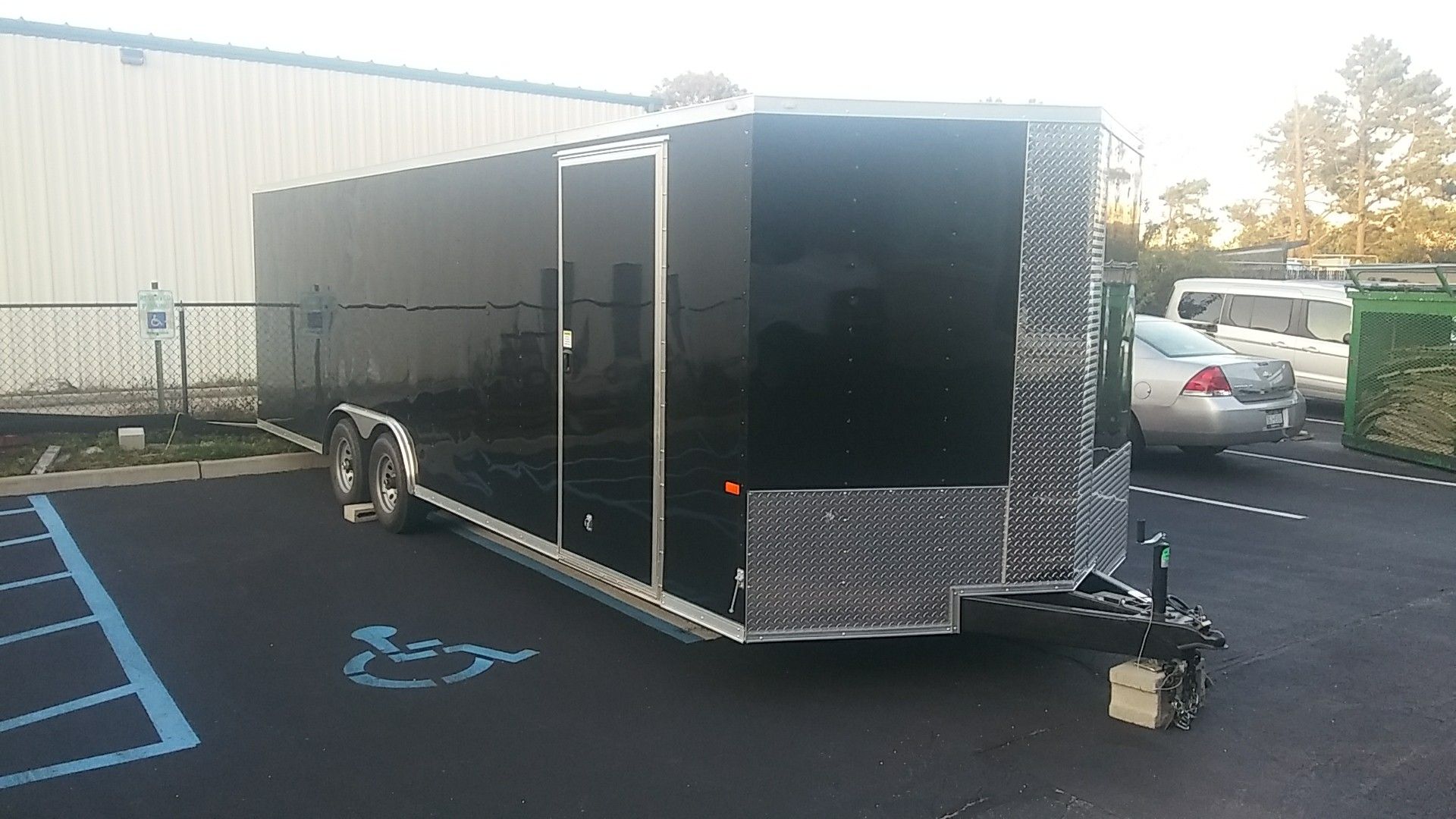 24' Vnose Enclosed Aluminum Trailers in Stock