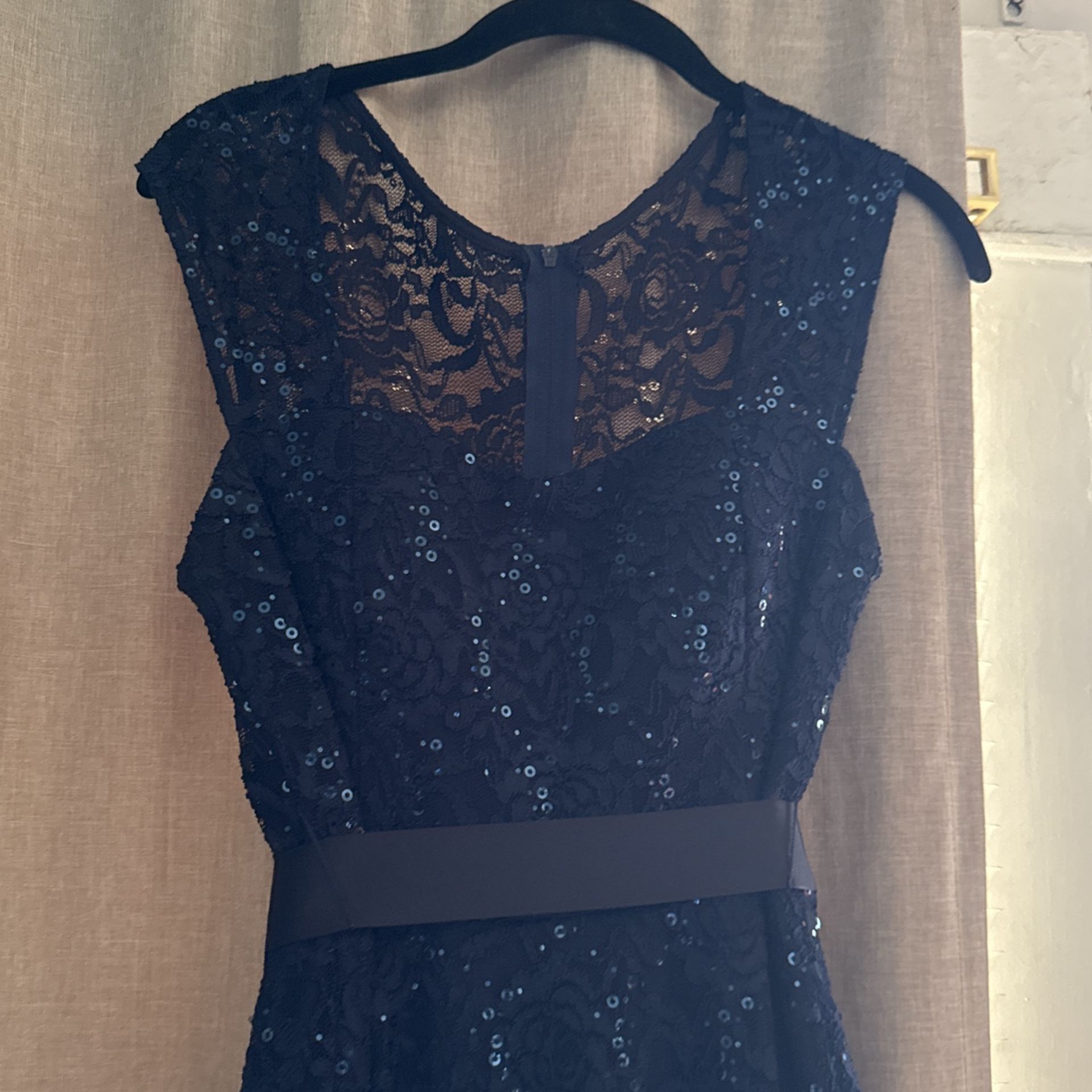 Navy Blue Formal Dress