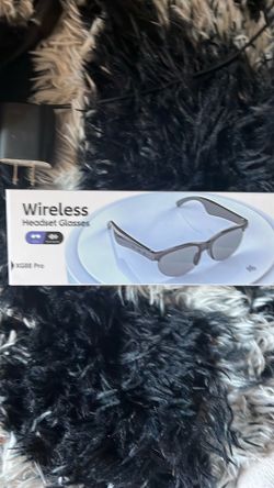 Wireless headset glasses