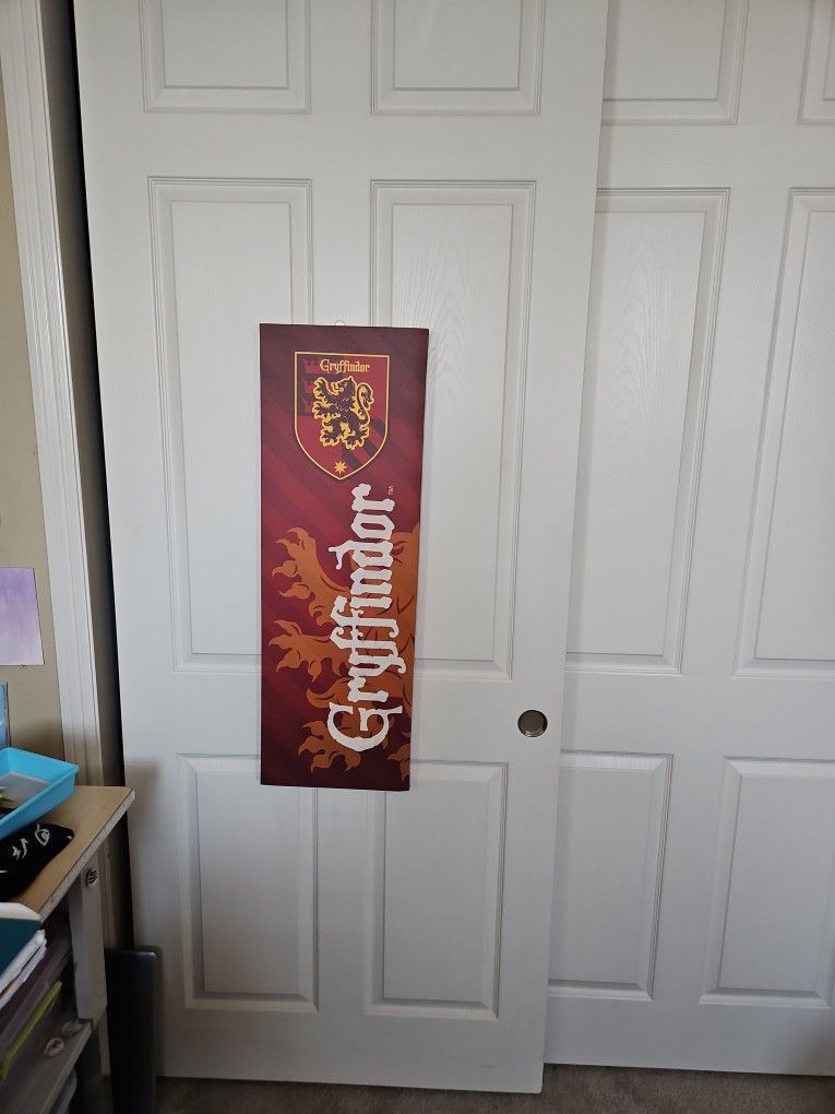 Harry Potter Griffindor Canvas Sign