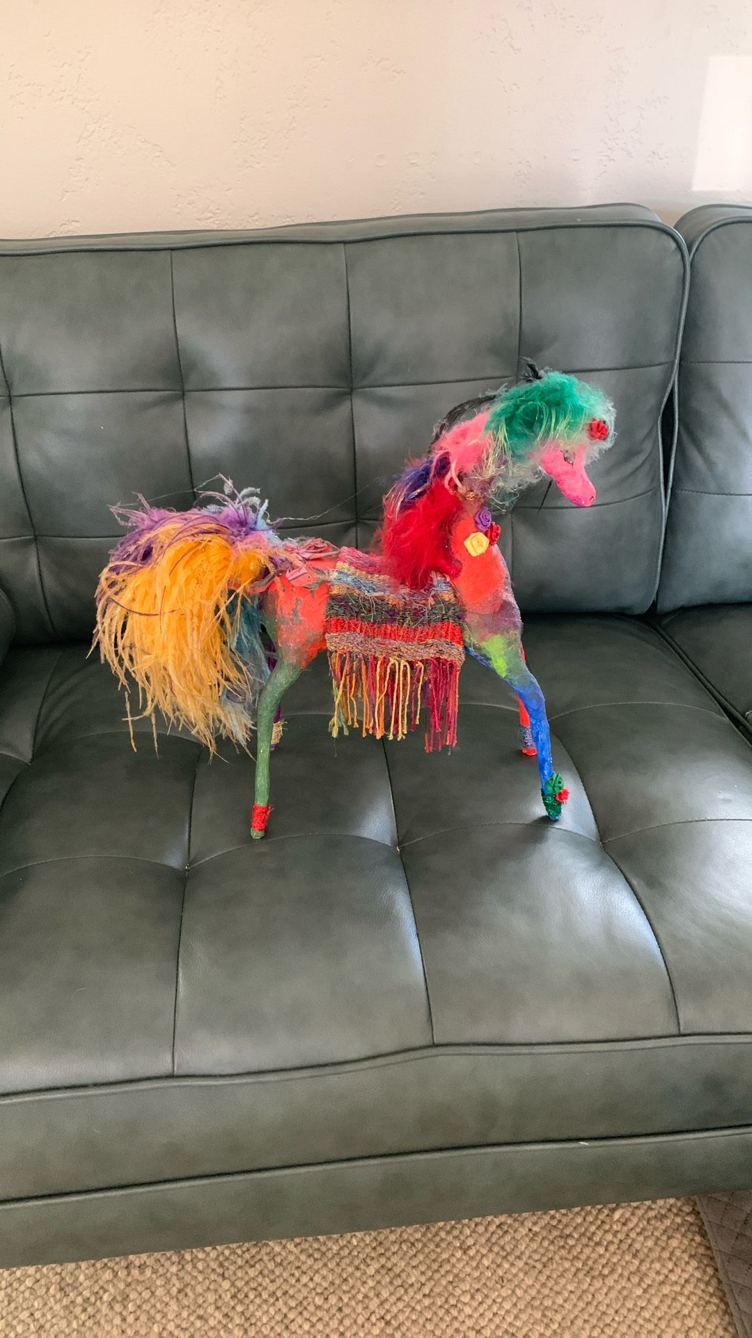 mixed media art figurine