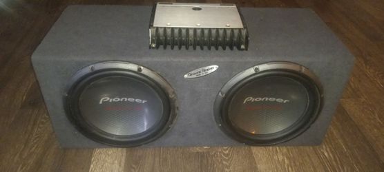 1000 Watt 12 Inch Pioner Speakers Jl Audio Amp 250 4 Chanell