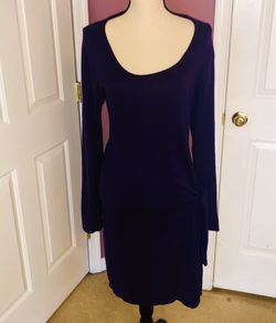 Purple knot dress