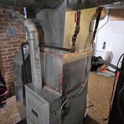 HVAC Furnace And Evaporator 