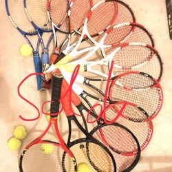 Tennis Rackets (Wilson, Babolat, Head, Ezone)