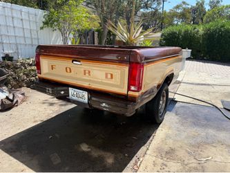 Vintage Ford Ranger truck bed Trailer with tool box