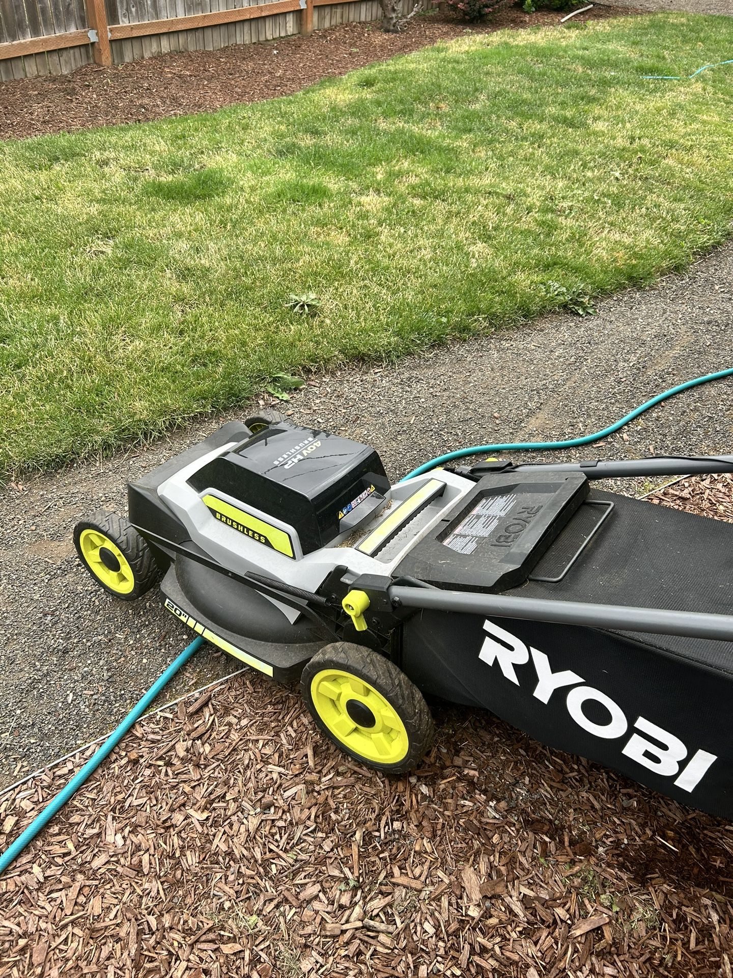 Ryobi 40V HP Brushless 20 Inch Cordless Battery Mower