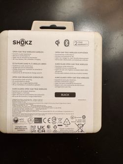 Shokz OpenFit 2+ Open-Ear Earbuds – Black – Brand New Sealed