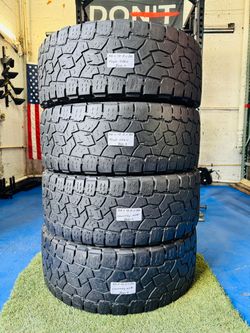 4 USED TIRES LT35X12.50R20 NITTO RECON GRAPPLER AT 35X12.5R20 TRUCK JEEPS TIRES 💰 Best deals are ca$h in person 