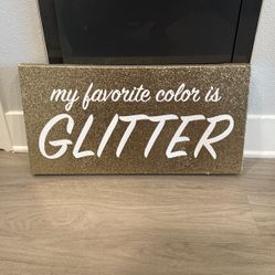 Glitter Wall Art