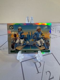 2024 Donruss Optic - Justin Herbert, Quentin Johnston #6 Downtown🔥Case Hit🔥