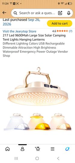 Solar bright light can also charge it