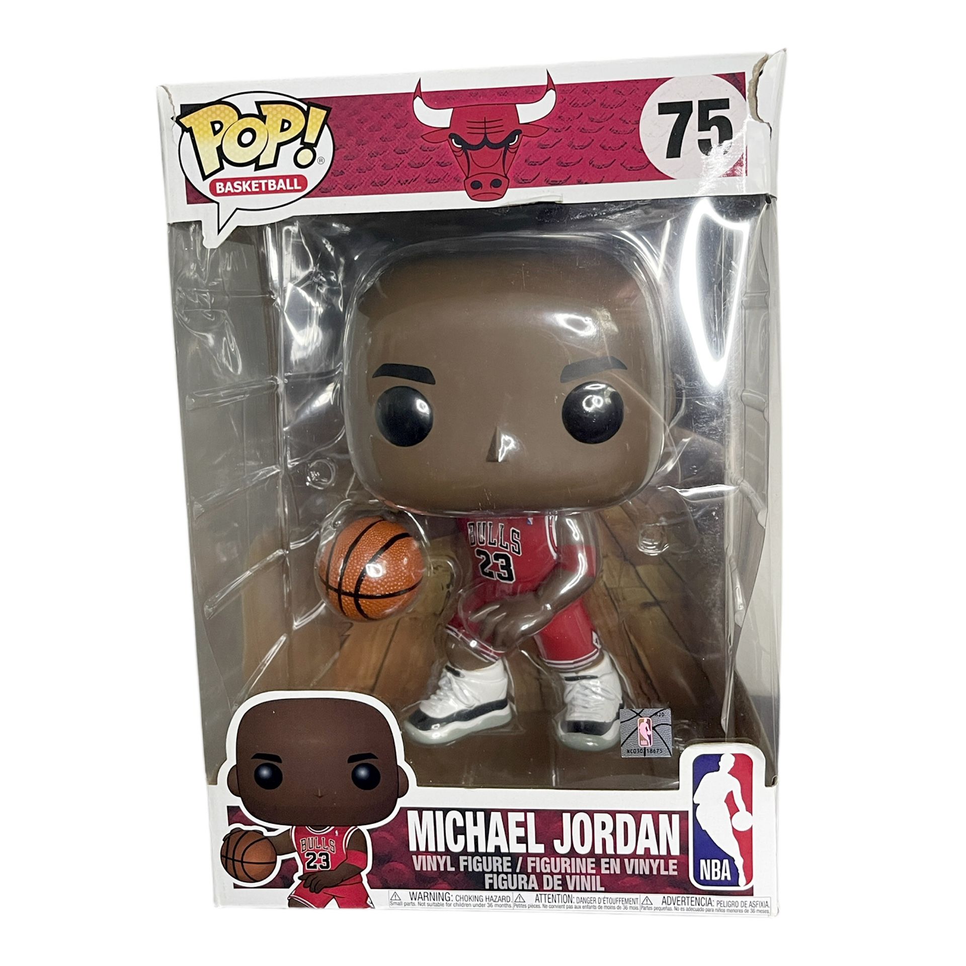 Funko Pop! Vinyl Jumbo 10 in: Michael Jordan (Red) (10inch) #75