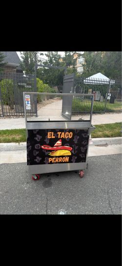 Food cart.
