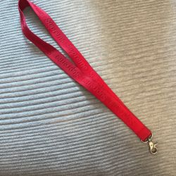 SUPREME Red Nylon Lanyard from SS16 Drop