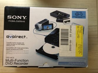Sony VRDMC6 DVDirect Compact Size DVD Burner with AVCHD Recording