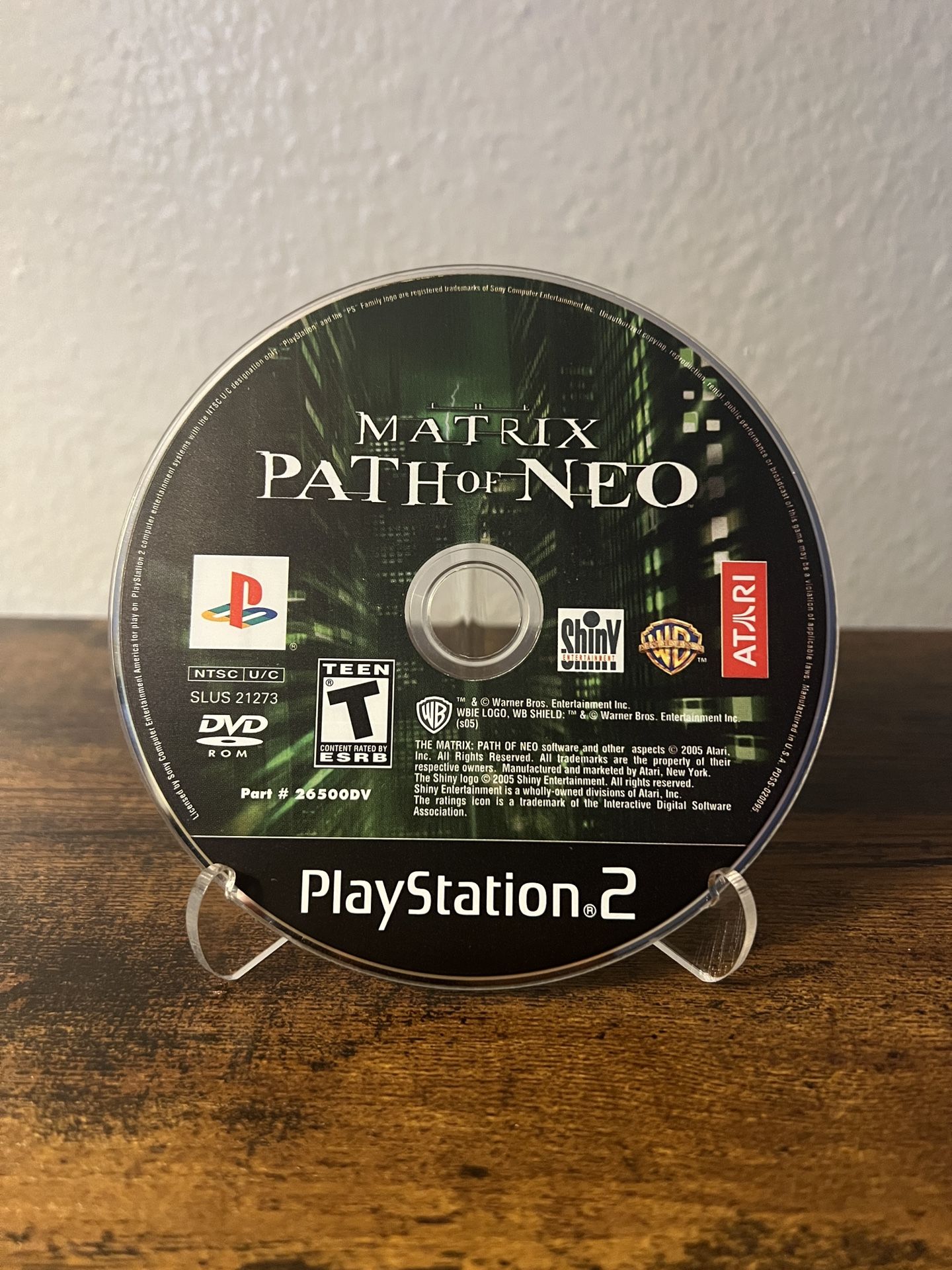 Matrix Path Of Neo PS2