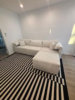 NEW Ivory Sectional Sofa