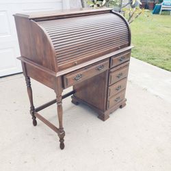 Vintage Roll Top Desk 