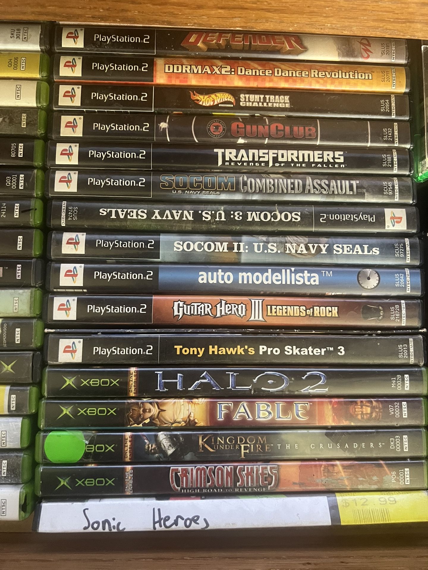 Ps2 And Xbox Games