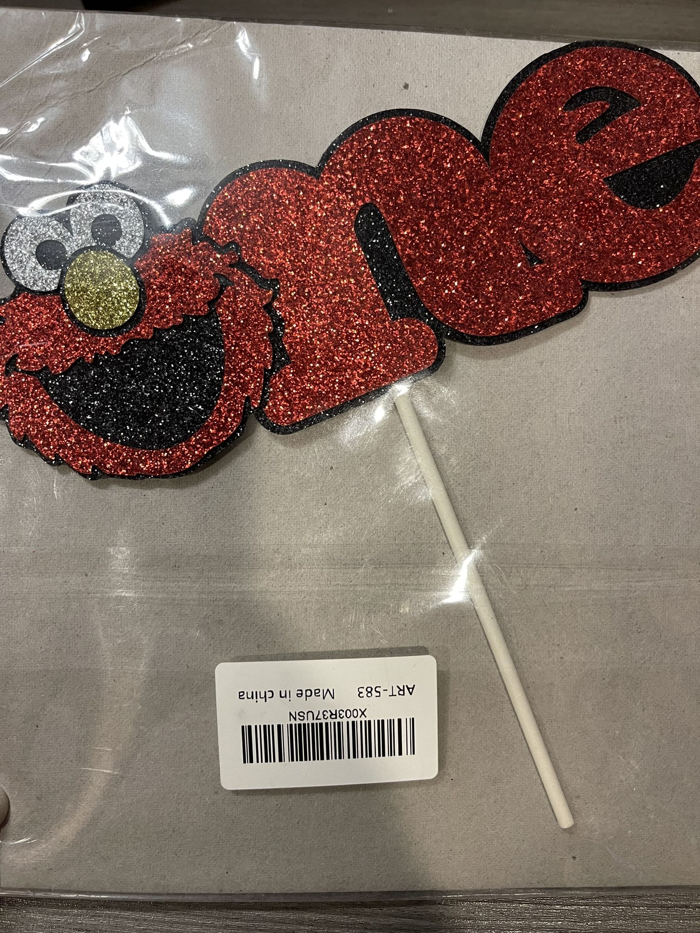 Elmo One Cake Topper 