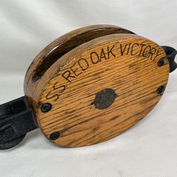 WW2 Pulley From Famous Red Oak Victory Ship