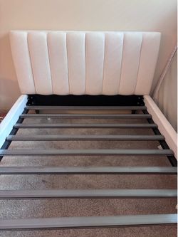 West Elm Upholstered Bed Frame