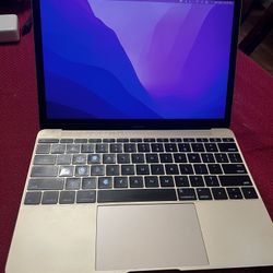 2016 MacBook 256 MB Rose Gold  12 Inch Screen 