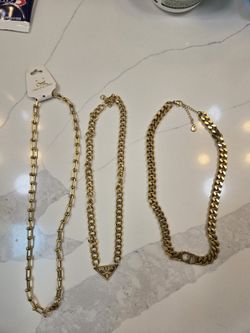 Stainless Steel Gold Plated Necklaces