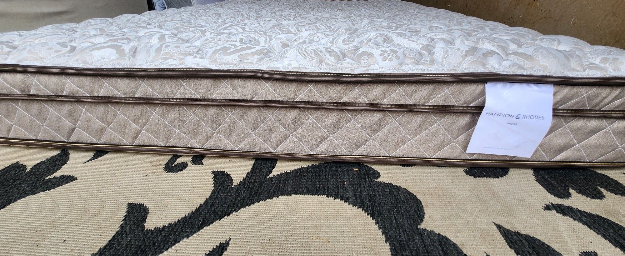 Queen Size Mattress- Box Spring & Bed Frame Optional