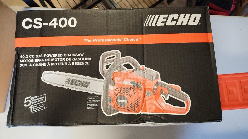 Cs400 18inch chainsaw echo brand new in box