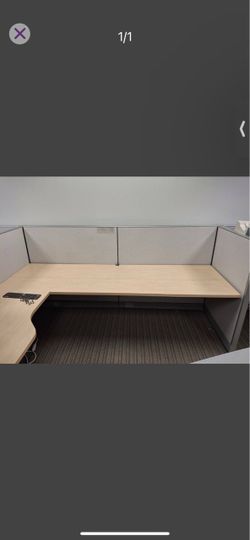 Commercial L-Shaped Cubicle Workstations