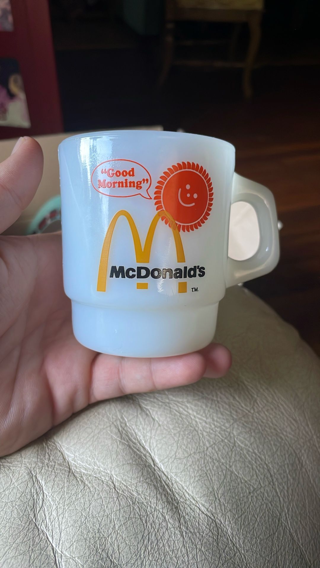 McDonald’s glass cup vintage