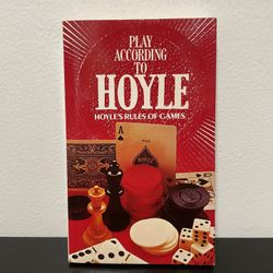 Play According To Hoyle Hoyle's Rules Of Games Book Paperback Vintage 1983