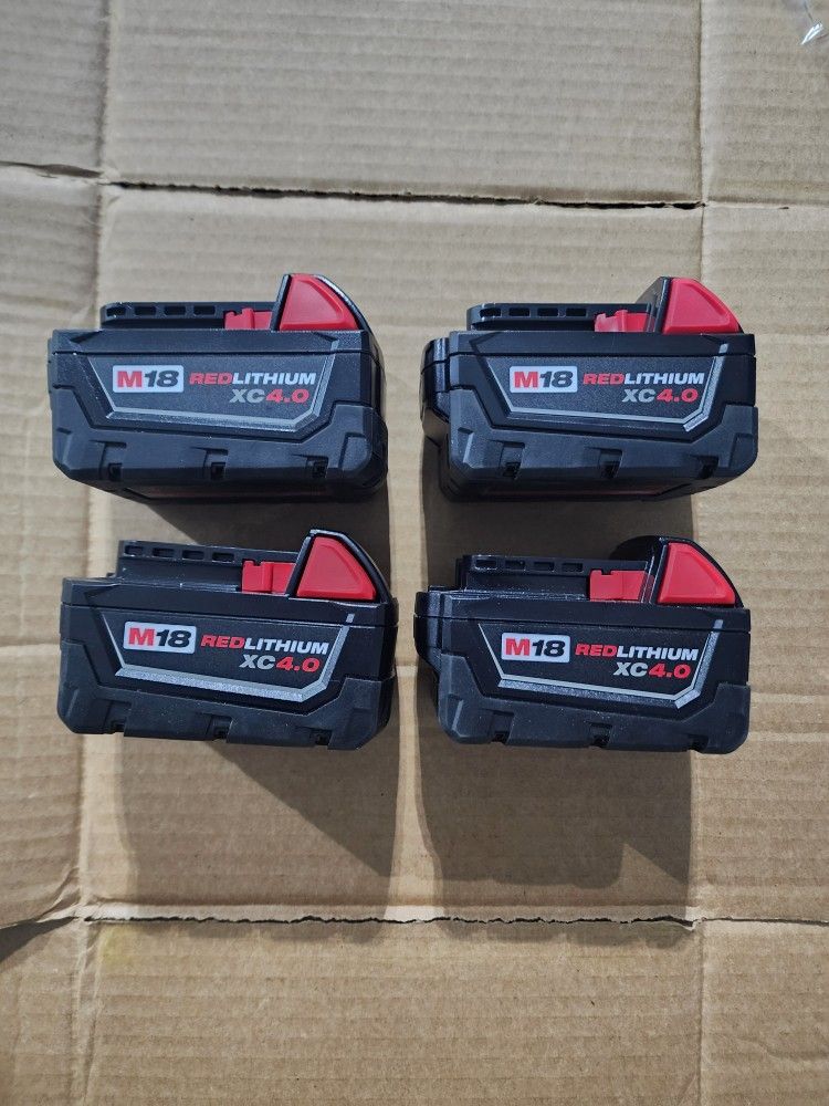 Milwaukee M18 Batteries